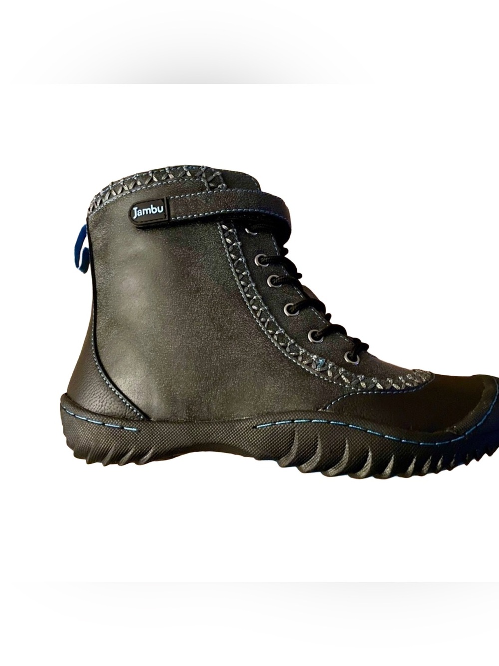 NIB Jambu Adventure Designs Navy Ankle Boots All‑Terra Traction 7M
